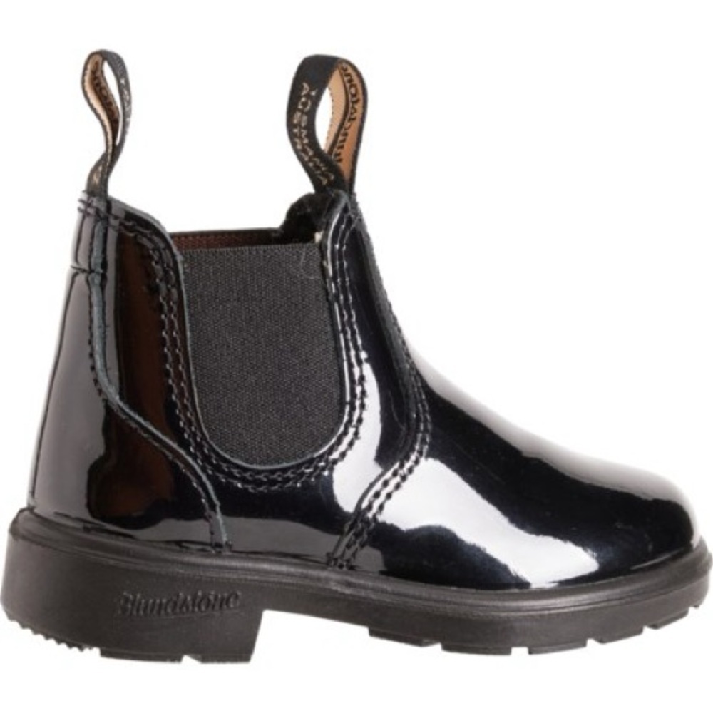 Blundstone Kid's 2255 Patent Leather Boots - Size AUS 3/US 4 - Black -‎ NWB - Picture 2 of 16